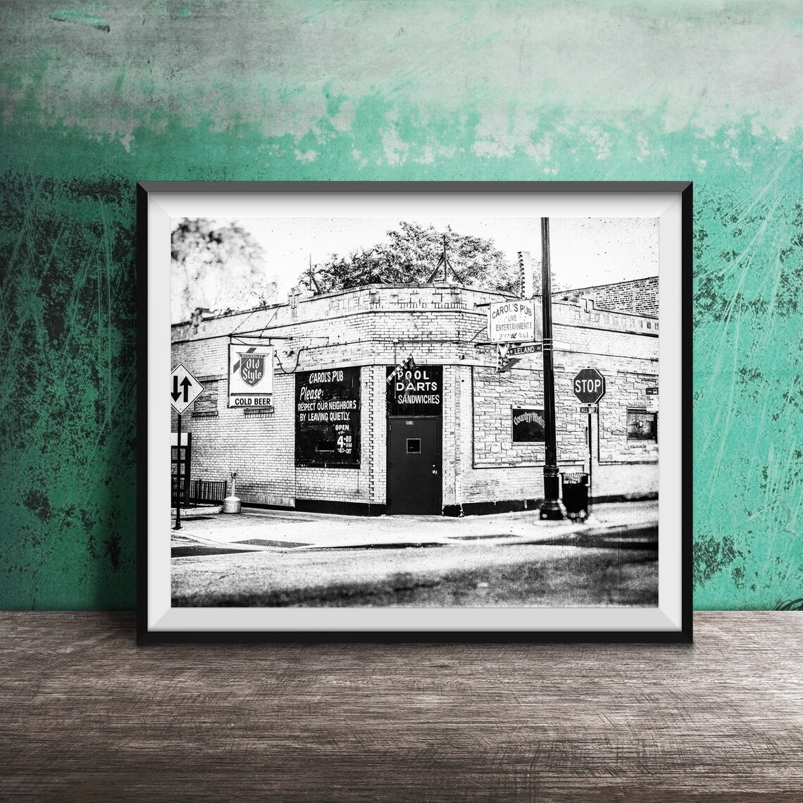 Carols Pub Uptown Chicago Travel Poster Print - Image 2