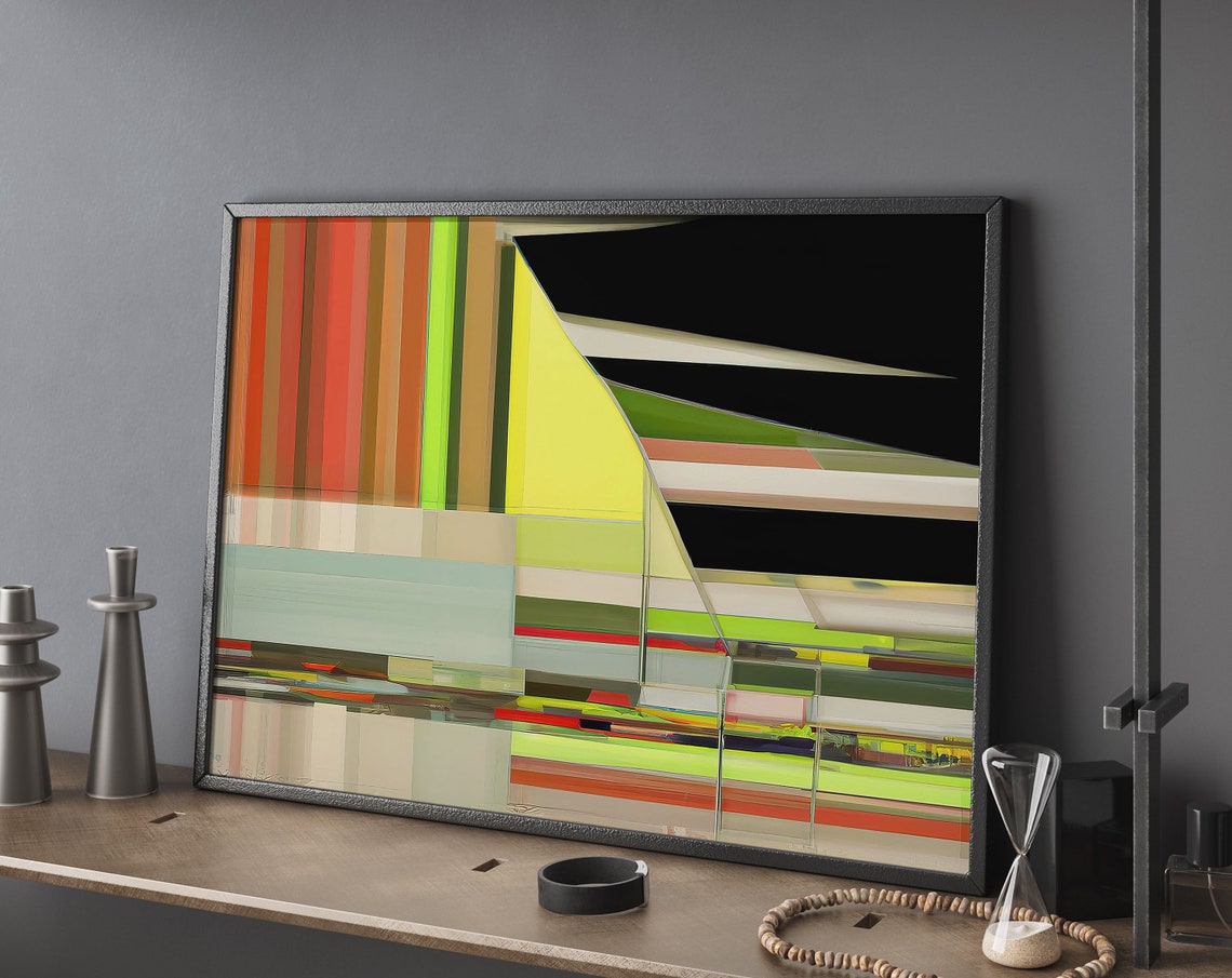 Contemporary Abstract Oil Painting Art Print
