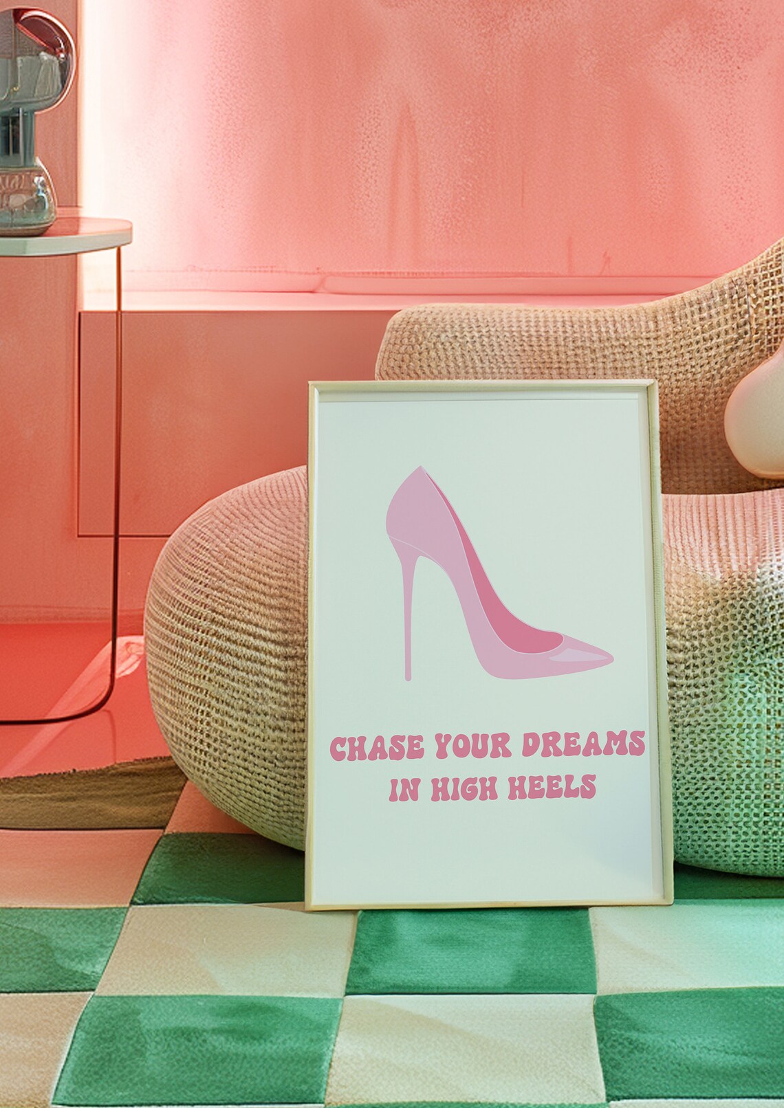 High Heels Vintage Poster, Retro It Girl Decor - Image 4