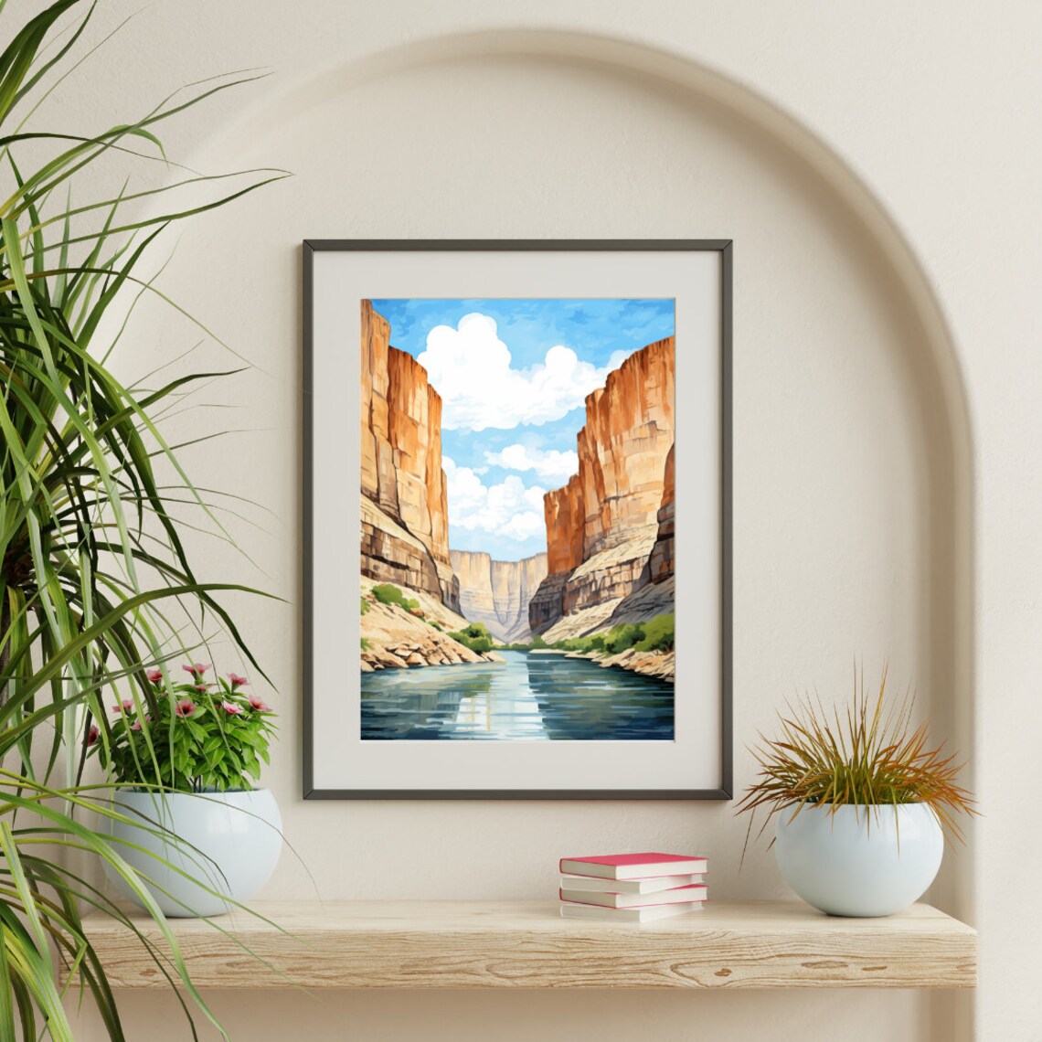 Big Bend National Park Watercolor Art Print, Texas - Image 3