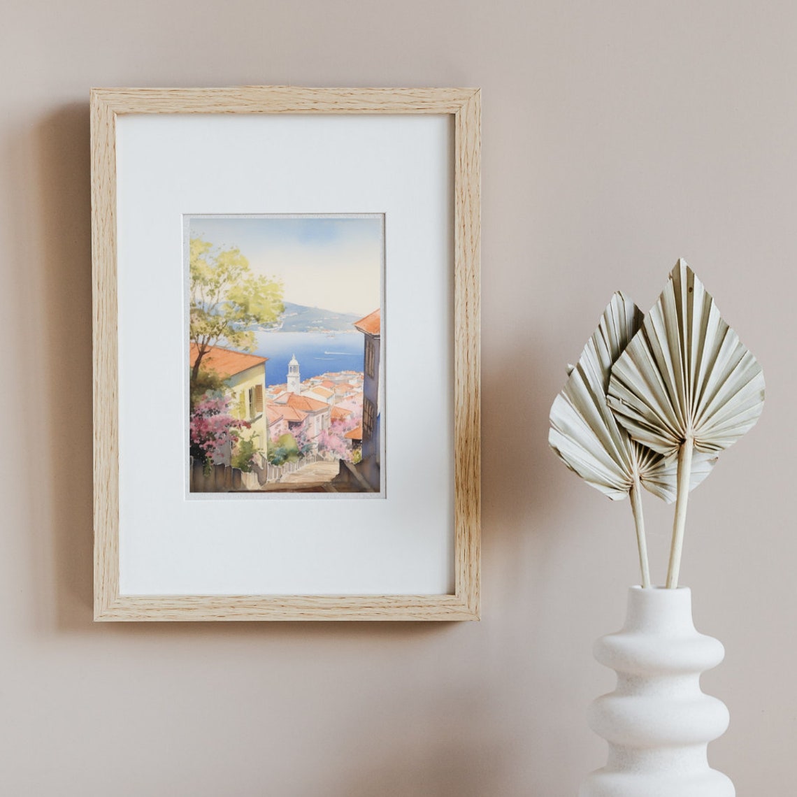 Funchal Madeira Hillside View over Terracotta Rooftops and Bay Poster - Image 3