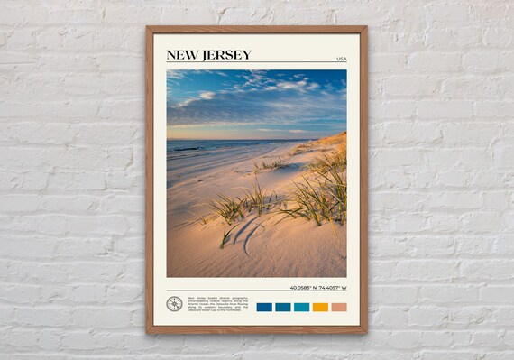 New Jersey Real Photo Poster Print