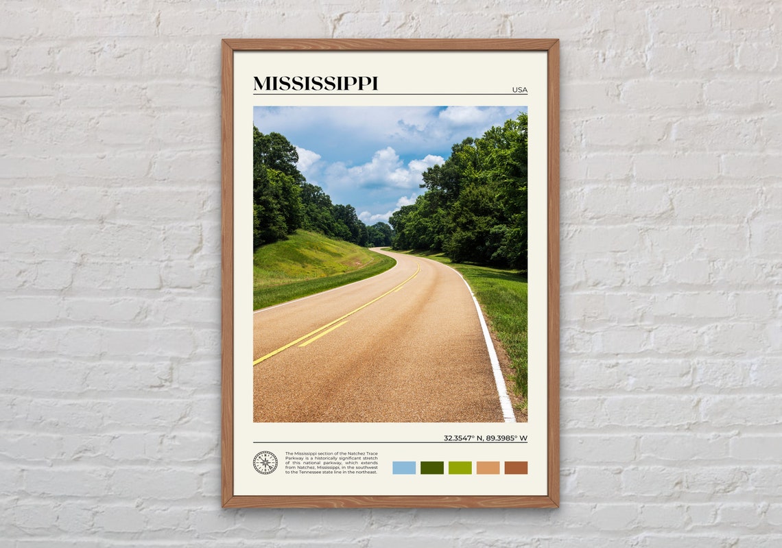 Real Photo Mississippi Print Mississippi Art Mississippi Poster Mississippi Photo Mississippi Poster Print Mississippi Decor
