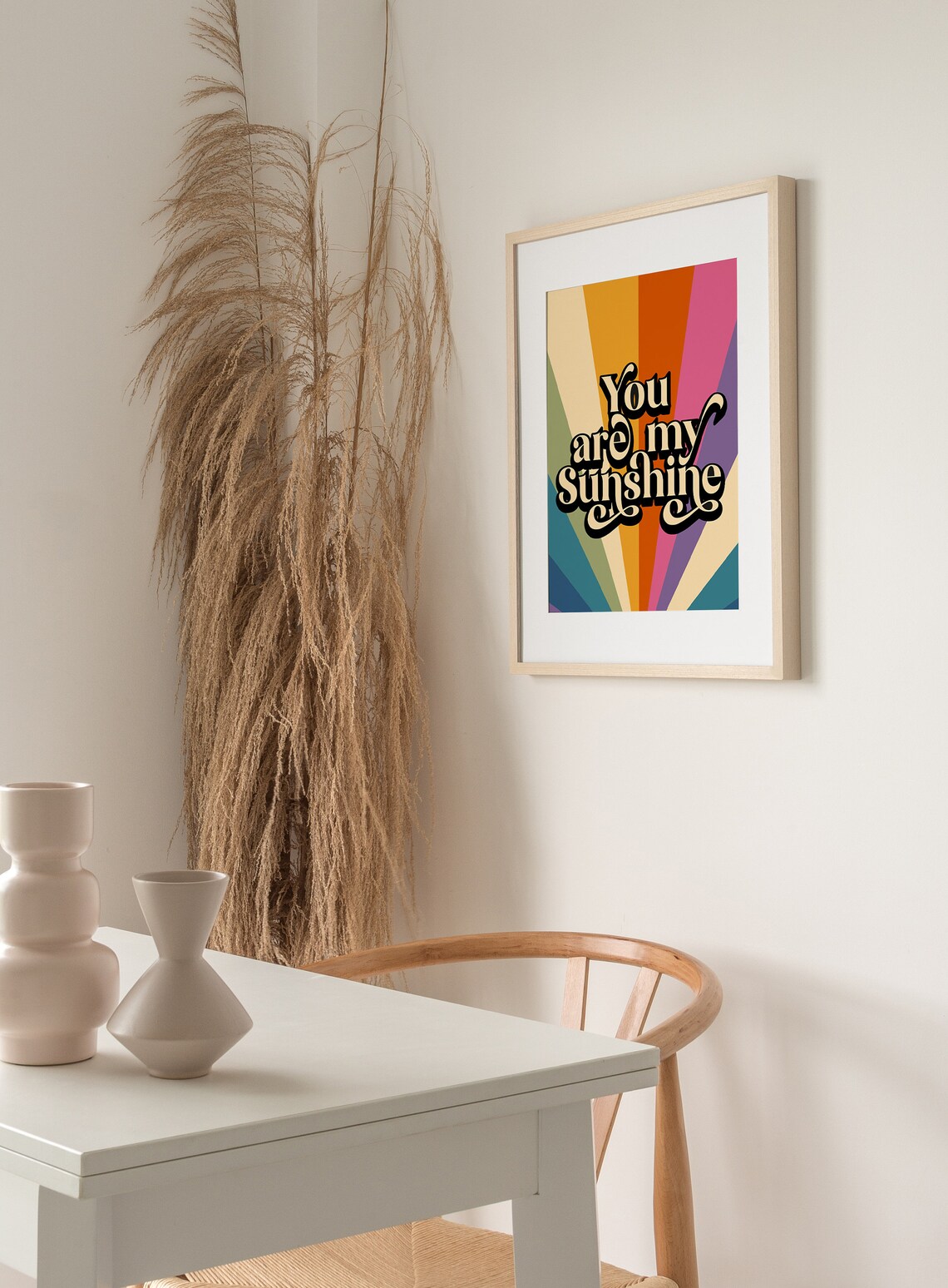 You Are My Sunshine, 1970s Retro Art Print - Image 2