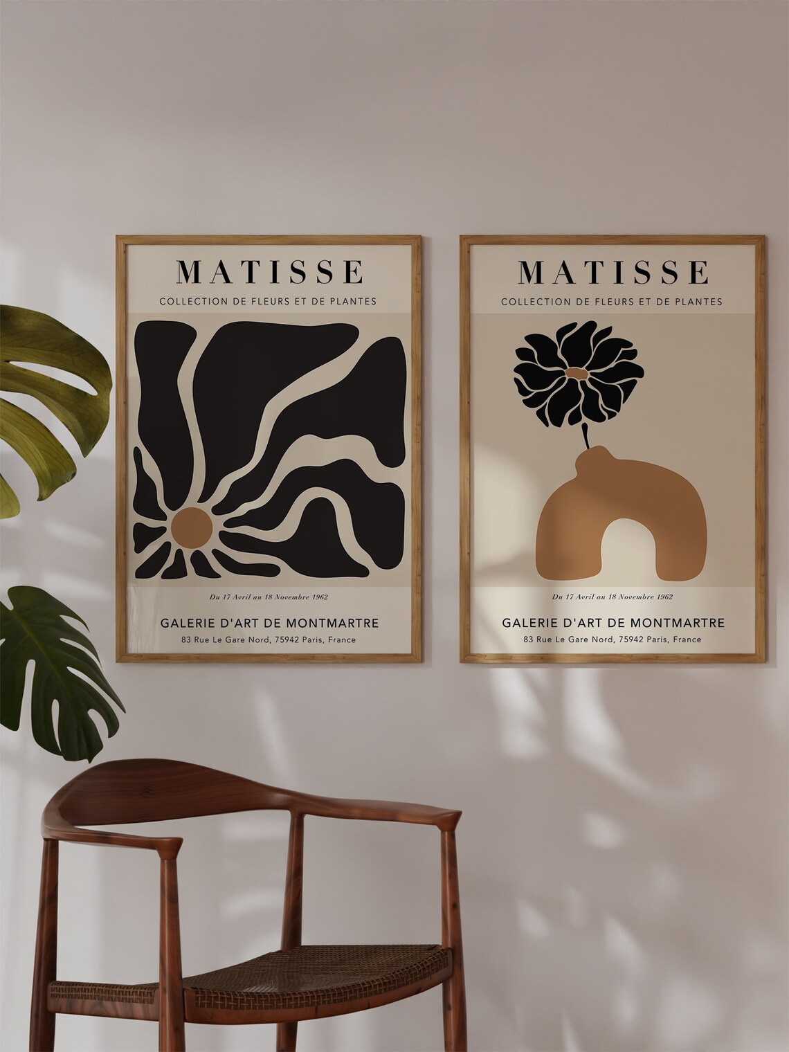 Matisse Flower Market Minimal Botanical Art Print - Image 2
