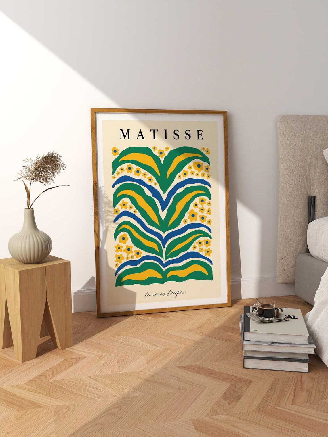 Matisse Cut Out Leaf Exhibition Poster Green Yellow Botanical Art - Image 2