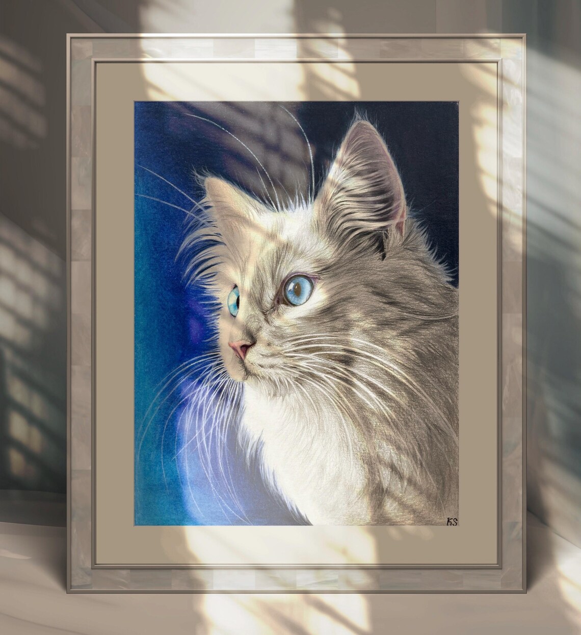 Custom Pet Portrait From Photo, Pet Remembrance Gift