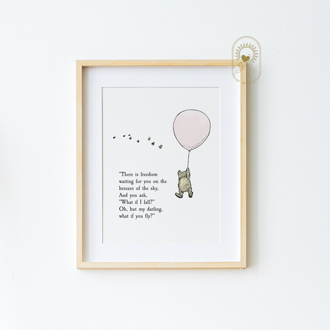 What If I Fall Winnie The Pooh Poem Art Print