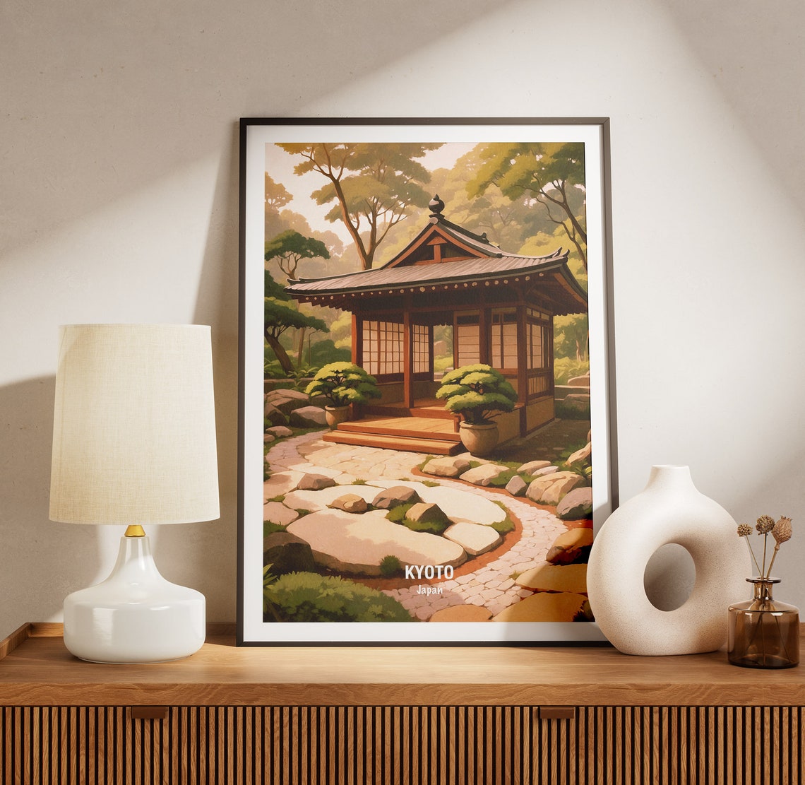 Kyoto Japan Travel Poster Kyoto Art Print Kyoto Wall Decor Japan Gift Home Decoration Travel Lover Gift Wanderlust Decor - Image 3