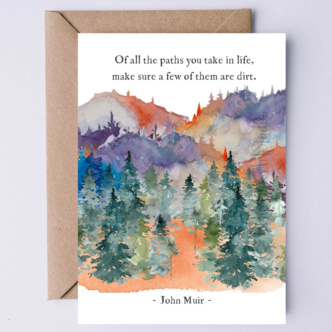 John Muir Quote Art Print, Retirement Graduation Birthday