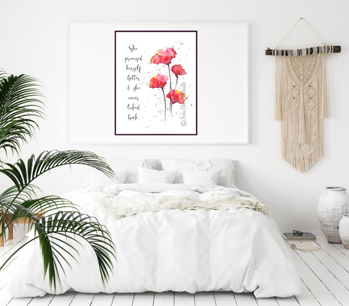 Strong Woman Empowerment Inspirational Quote Art Print - Image 2