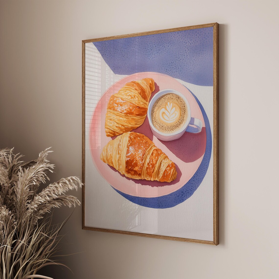Coffee Croissants Minimalist Food Poster - Image 3