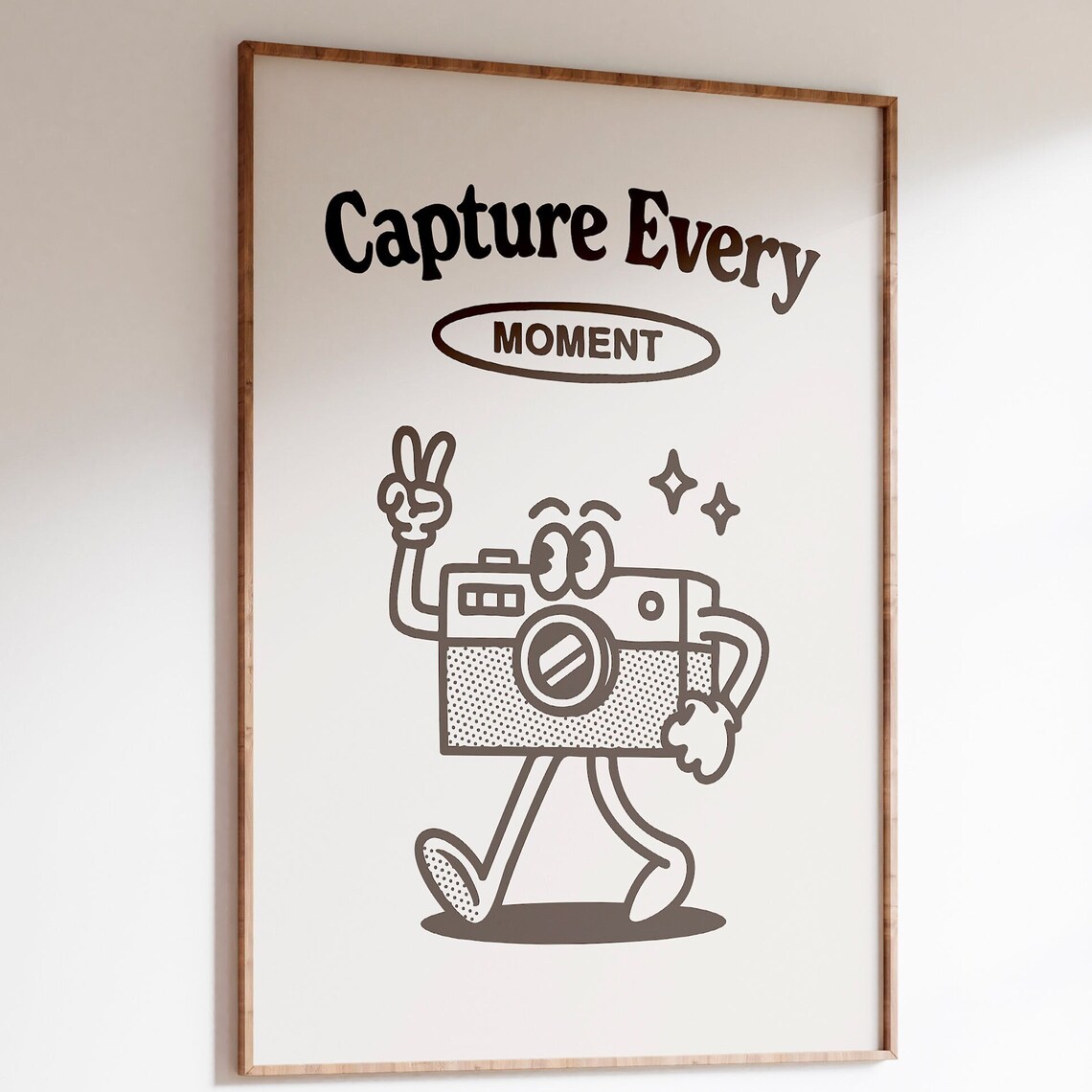 Retro Camera Art Print, Vintage Photography Quote