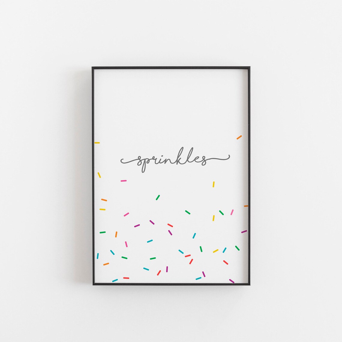 Sprinkles Confetti Pastel Nursery Art Print