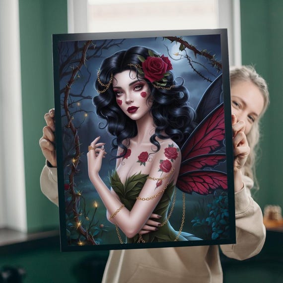 Gothic Fairy Jigsaw Puzzle Fantasy Art Gift For Adults