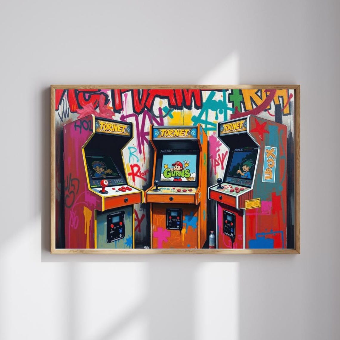 Arcade Nostalgia Puzzle Pop Art Retro Gaming For Adults