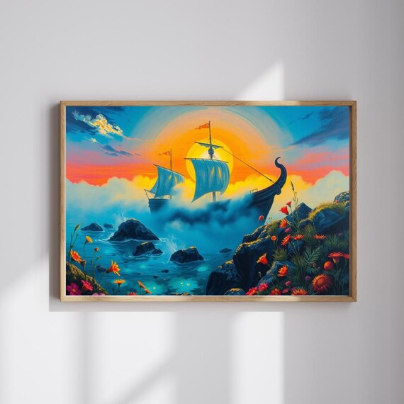 Skeletal Ship Jigsaw Puzzle Gothic Nautical Sailing Theme