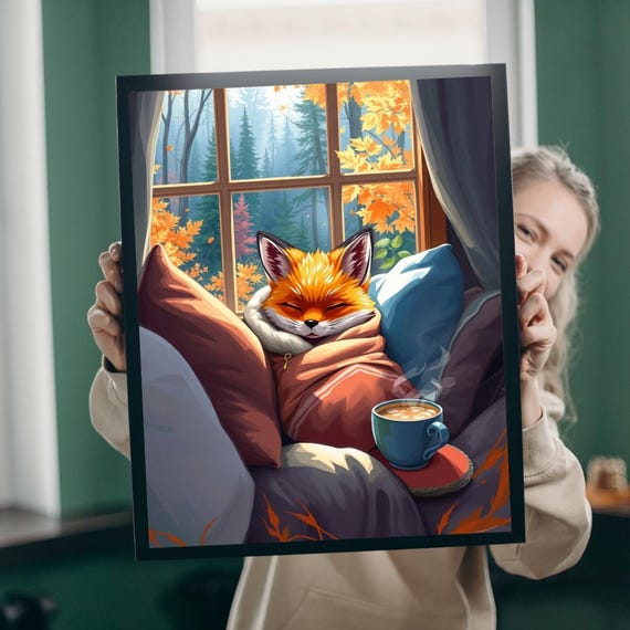 Cozy Fox Jigsaw Puzzle Relaxing Game For Adults