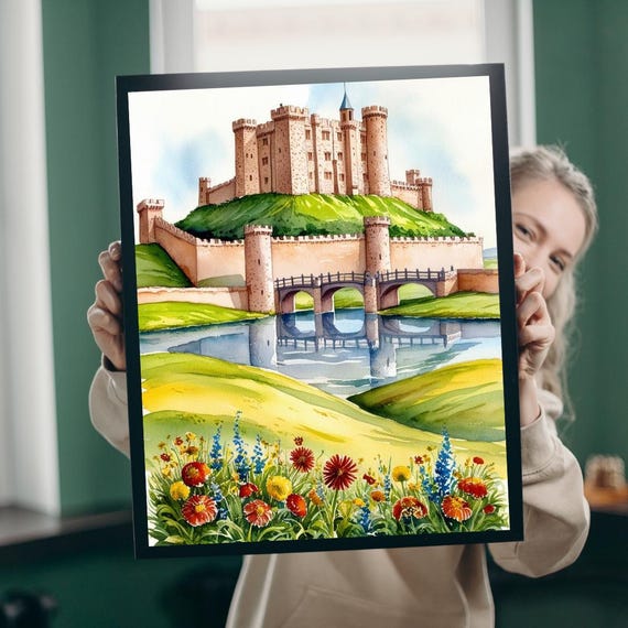 Enchanted Castle Jigsaw Puzzle Medieval Fortress Landscape