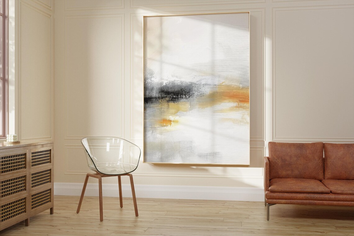 Scandinavian Minimalist Abstract Art Print - Image 2