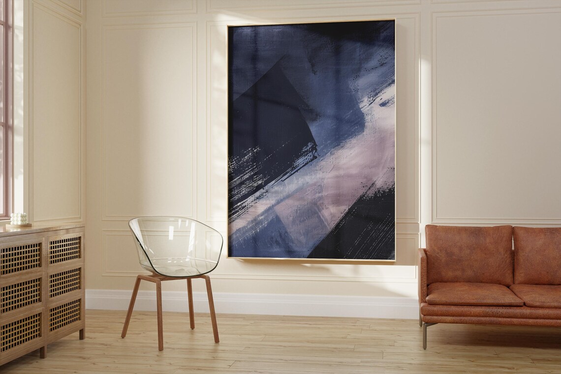 Scandinavian Abstract Art Print, Minimalist Nordic Poster - Image 2