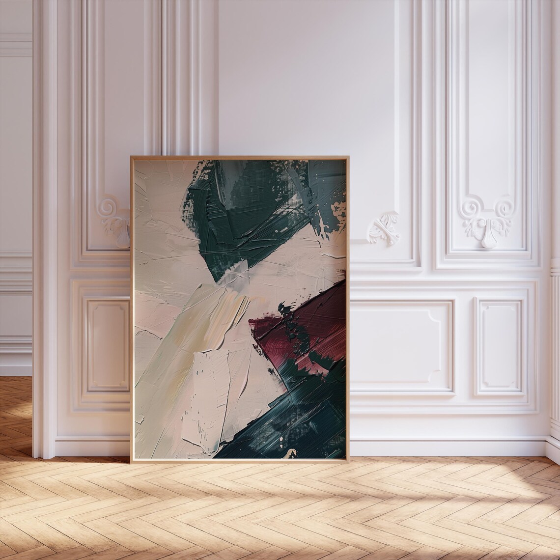 Scandinavian Minimalistic Abstract Art Print