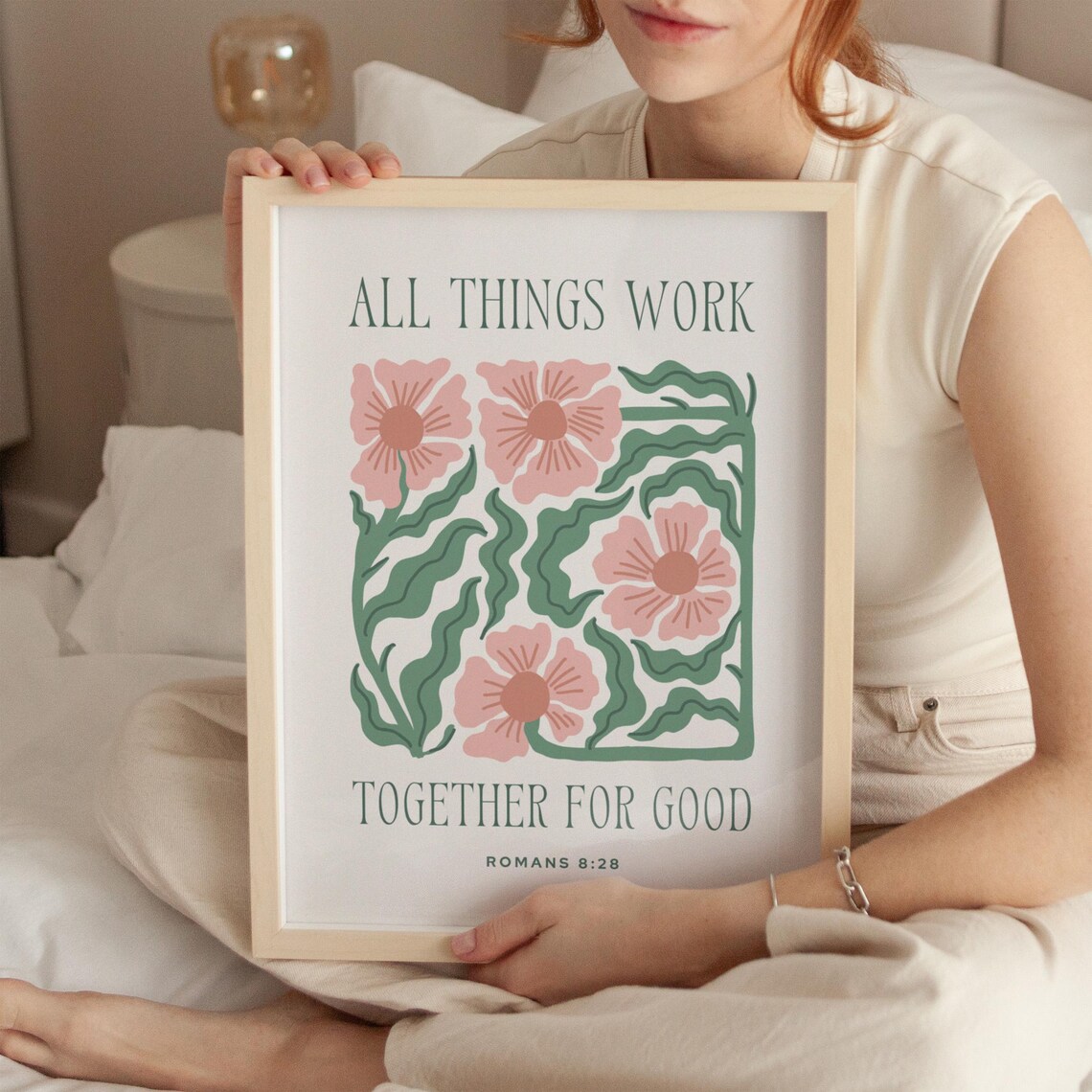 Christian Bible Verse Gallery Wall Set, Trendy Apartment Decor - Image 3