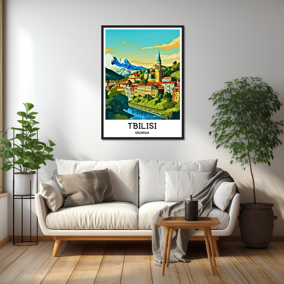 Tbilisi Travel Poster, Georgian Art Print - Image 2