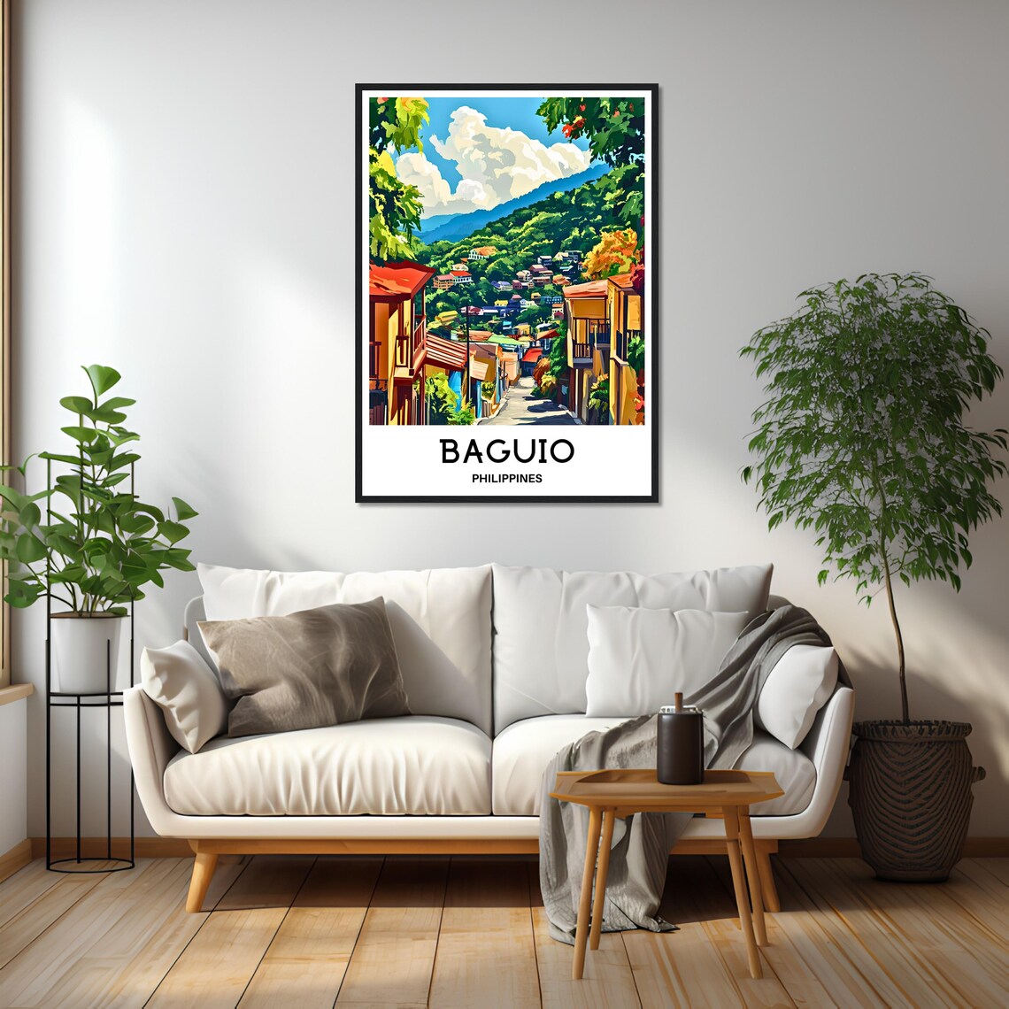 Baguio Travel Poster, Philippines City Art Print - Image 2