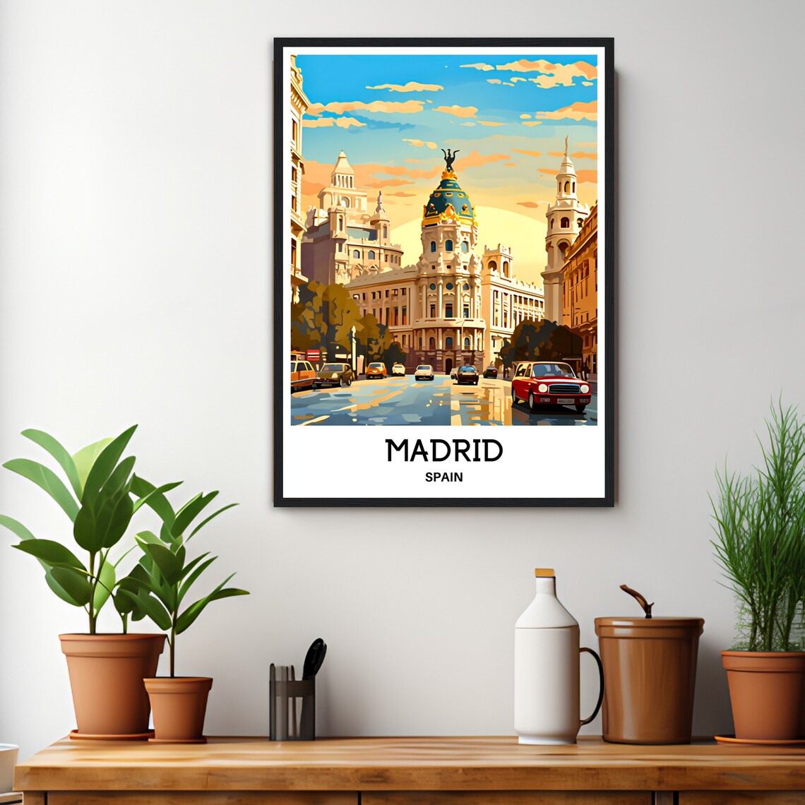 Madrid Travel Poster, Spain Travel Print - Image 3