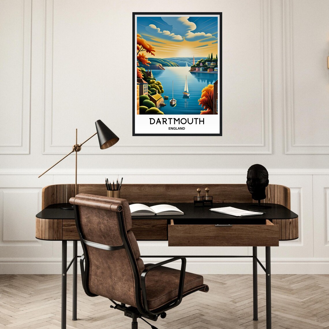 Dartmouth Travel Poster, Dartmouth Place Print - Image 2