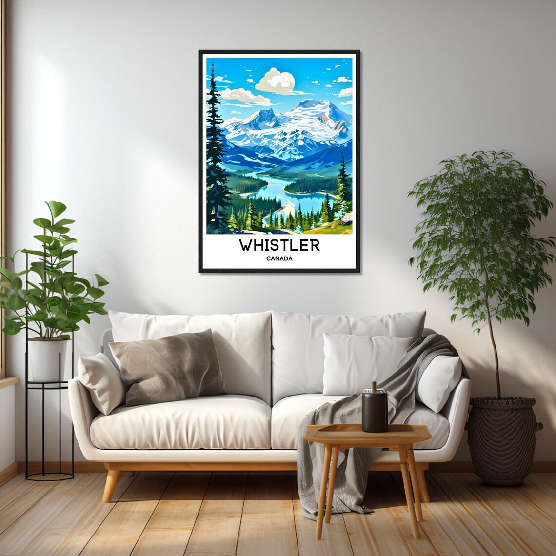 Whistler Travel Poster, Canadian Place Art Print - Image 2