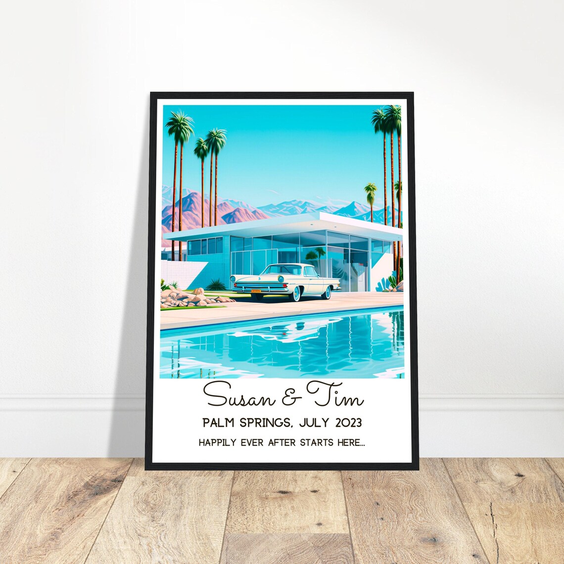 Personalised Travel Print, Custom Vacation Poster