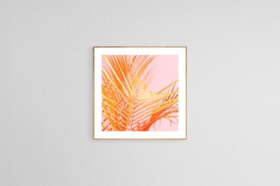 Palm Tree Print, Tropical Botanical Art