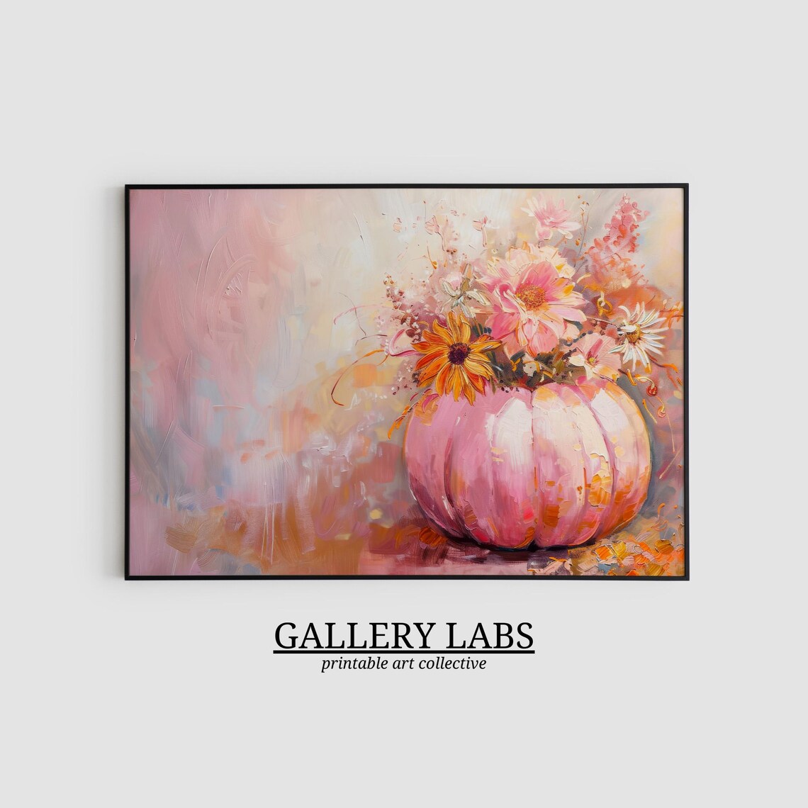 Pumpkin Decor Fall Art Print, Maximalist Autumn - Image 2