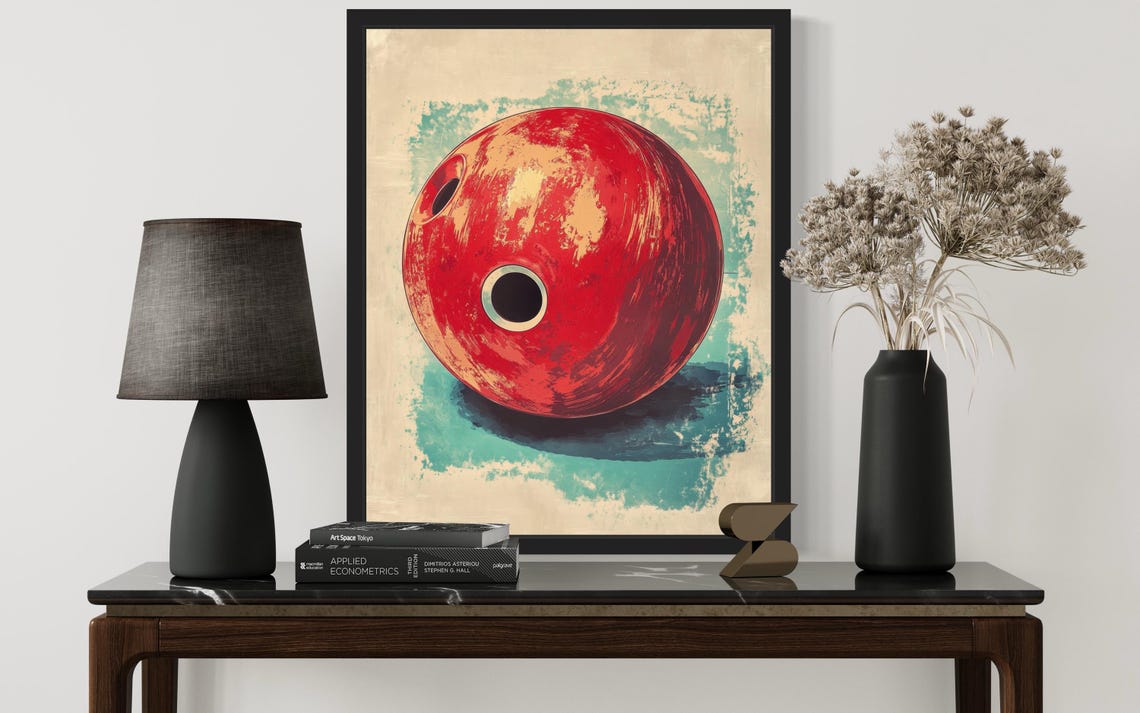 Bowling Ball Pop Art Poster - Image 3
