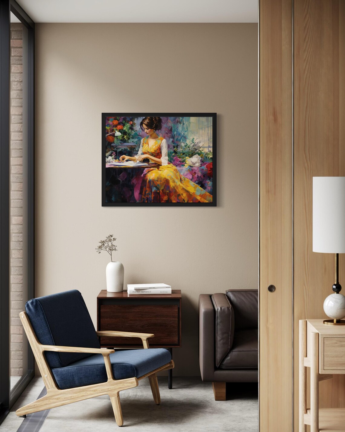 Crafting Abstract Poster Print, Modern Decor - Image 2