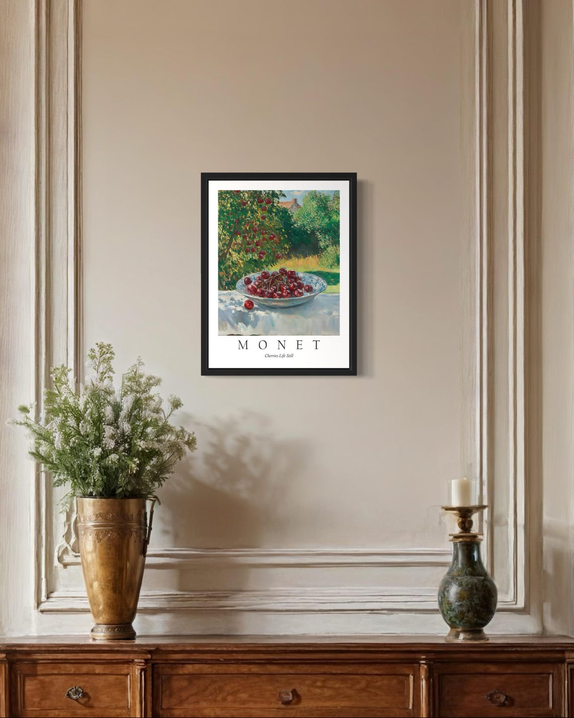 Cherries, Monet Still Life Art Print - Image 3