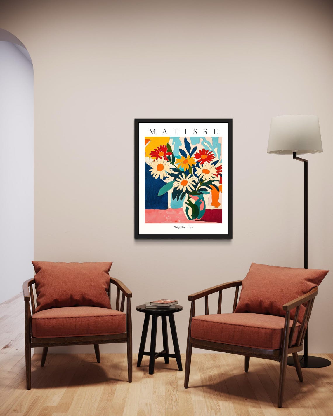 Matisse Style Daisy Flower Vase Fresh Fauvist Still Life Poster - Image 2