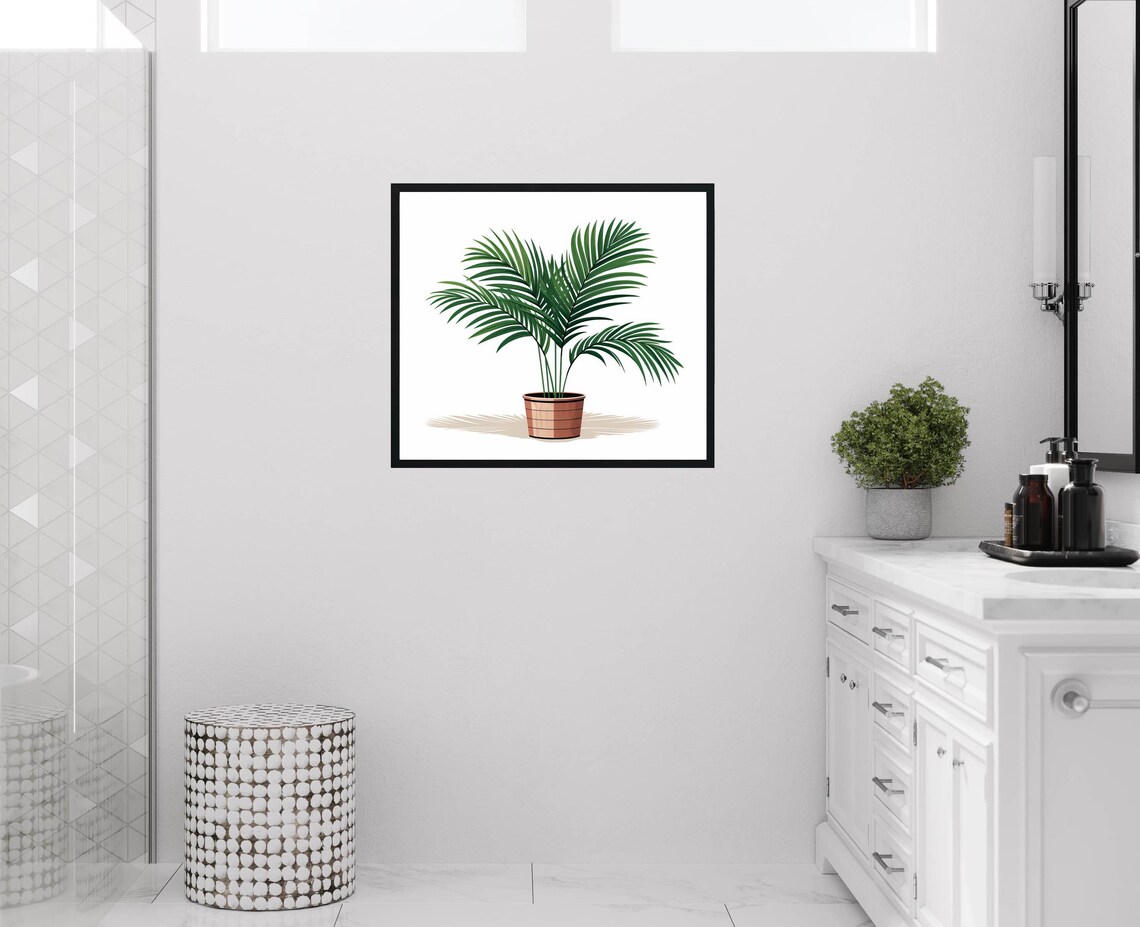 Areca Palm Plants Art Print, Botanical Decor - Image 2