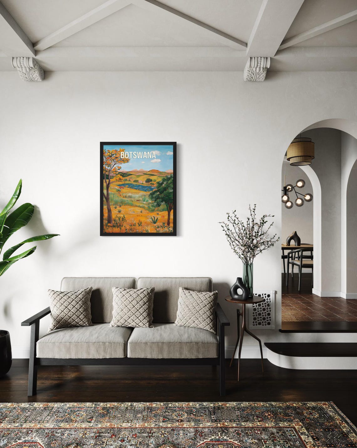 Botswana Europe Scenery Art Print - Image 4