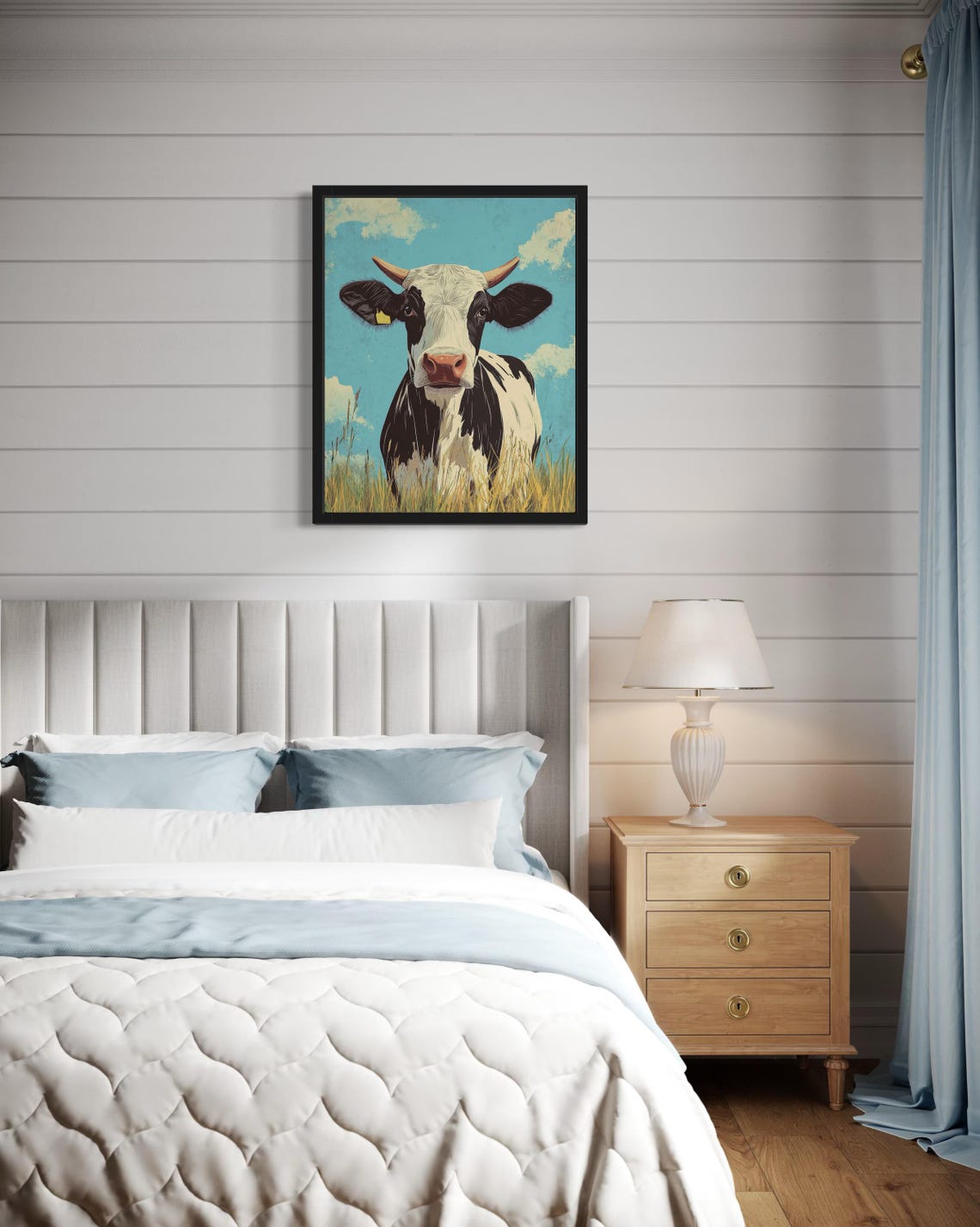 Cow Farm Pop Art Poster - Image 2