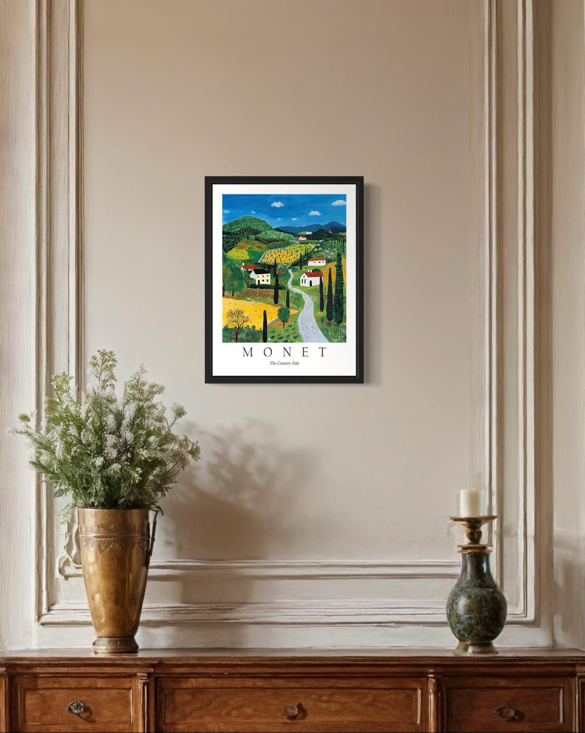The Country Side Monet Still Life Art Print Wall Art Poster Original Paint Artwork Artwork Decor - Image 4