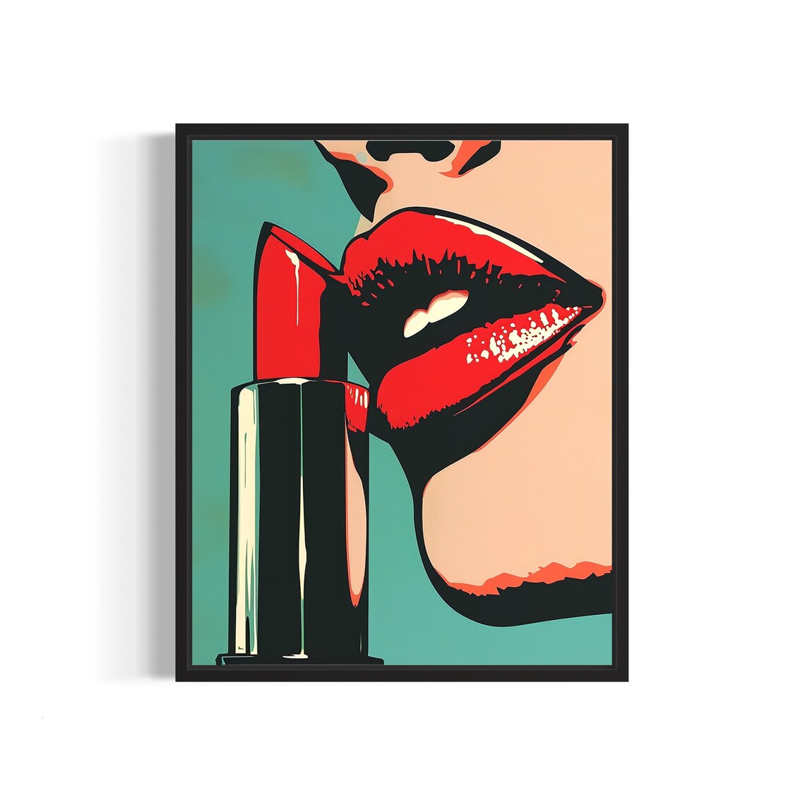 Lipstick Pop Art, Retro Vintage Collection