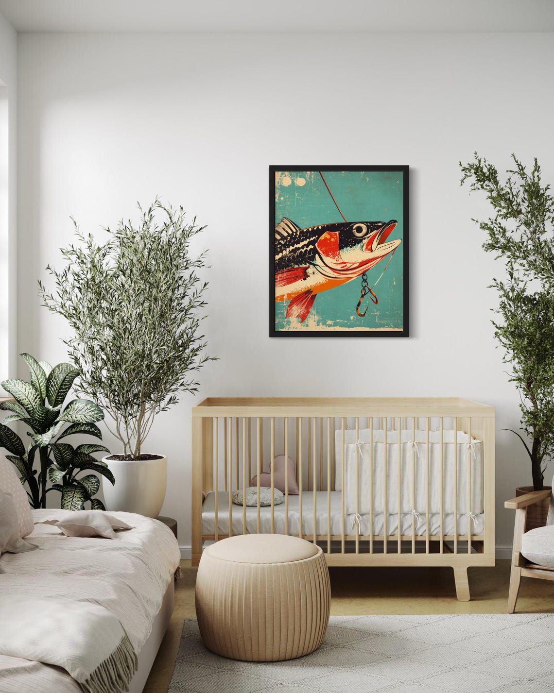 Fish Bait Pop Art Poster Print - Image 2