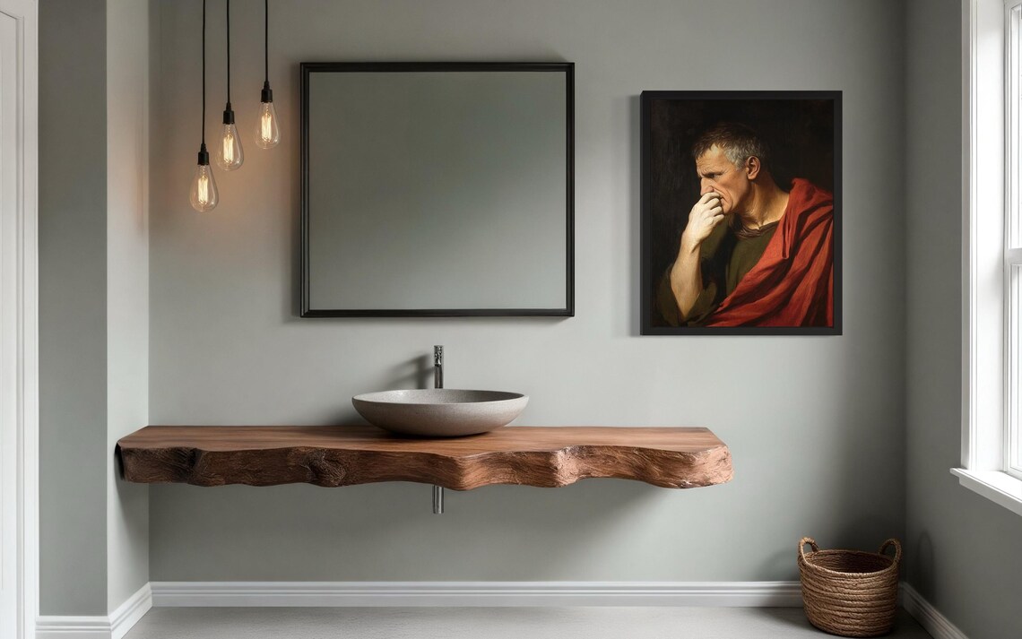 Julius Caesar Hold Nose Bathroom Wall Art - Image 4