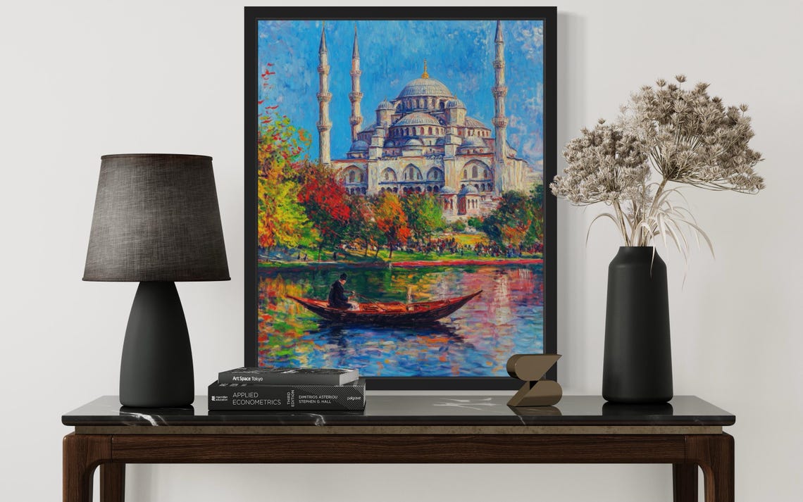 Turkey Countries Monet Art Print - Image 3