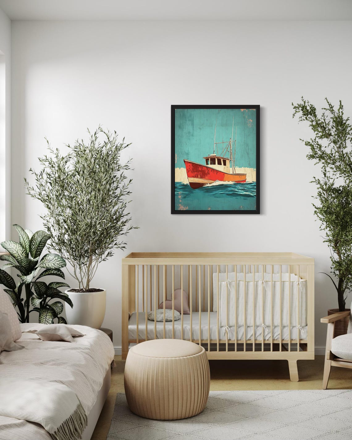 Fishing Boat Pop Art Poster - Image 3