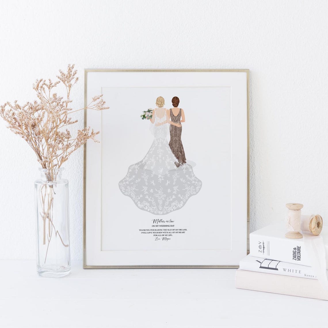 Mama Spanish Language Mother of the Bride Wedding Tribute Poster - Image 5