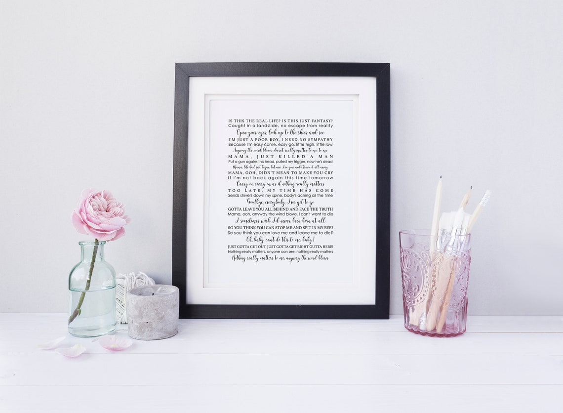 What A Wonderful World Classic Song Lyrics Typography Poster - Image 4